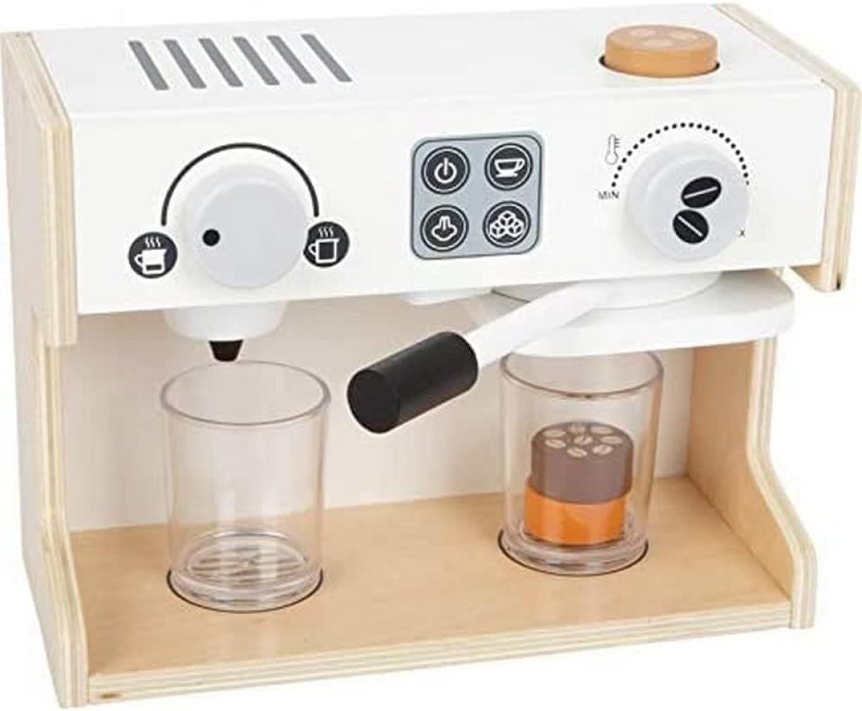 Kinderküchen Zubehör, Kaffeemaschine Gastro, aus Holz, mit Zubehör, von Legler Bild 1