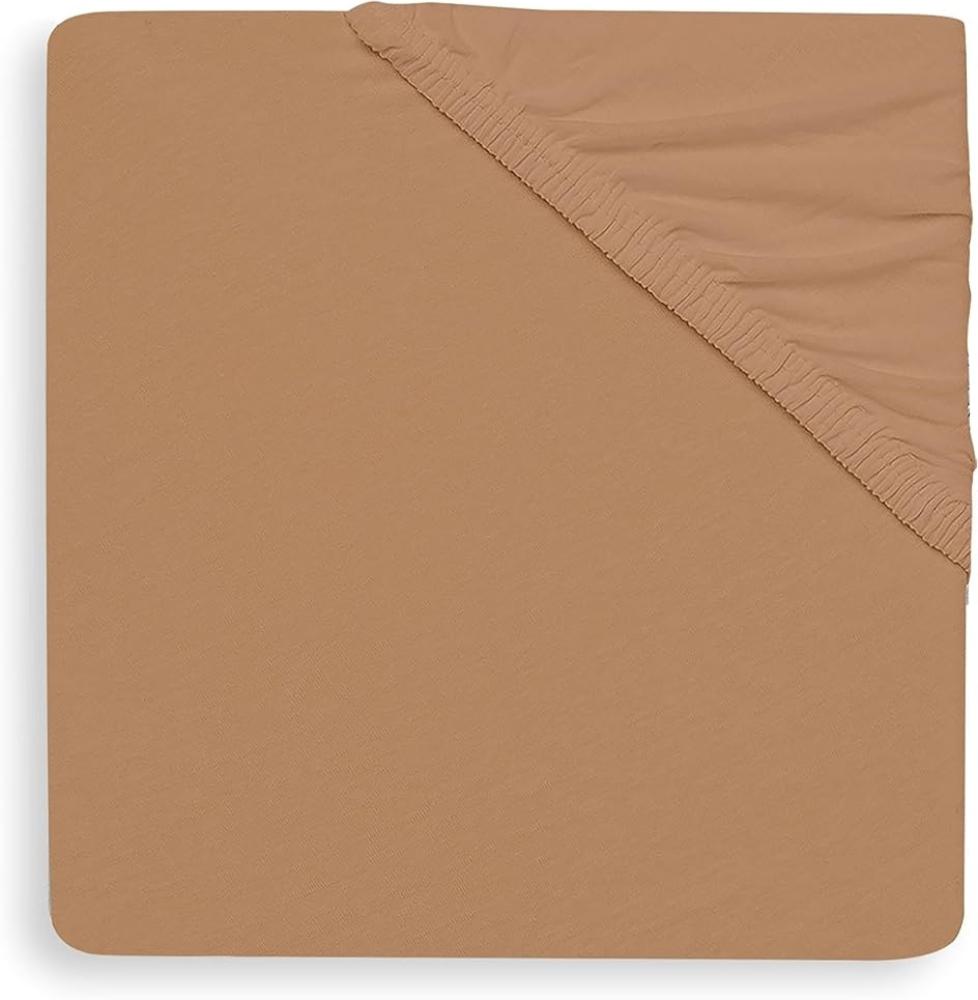 Jollein Jersey Spannbettlaken Biscuit 60x120 cm Braun 1 Bild 1