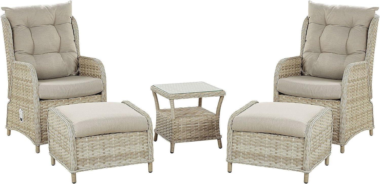 Lounge Set PONZA Beige Bild 1