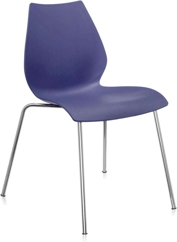 Kartell Maui Bürostuhl, Marine blau, 2er Set Bild 1