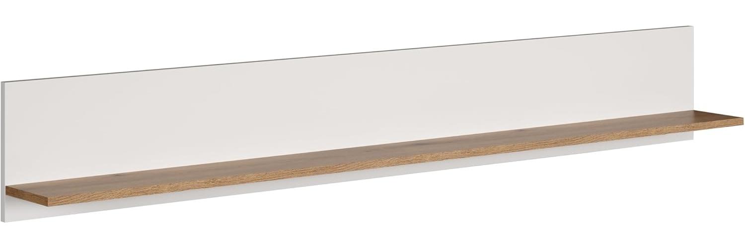 Wandboard Vianna in weiß und Eiche 170 cm Bild 1