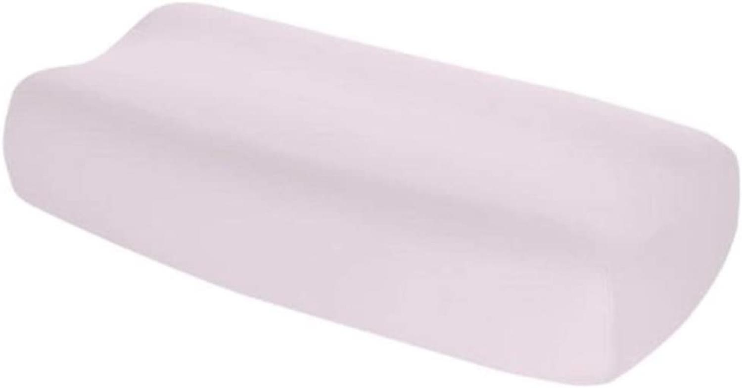 2 Stück Jersey Spannbezug für Nackenstützkissen Kissenbezug Vital Comfort S-1117 4040 rose' Bild 1