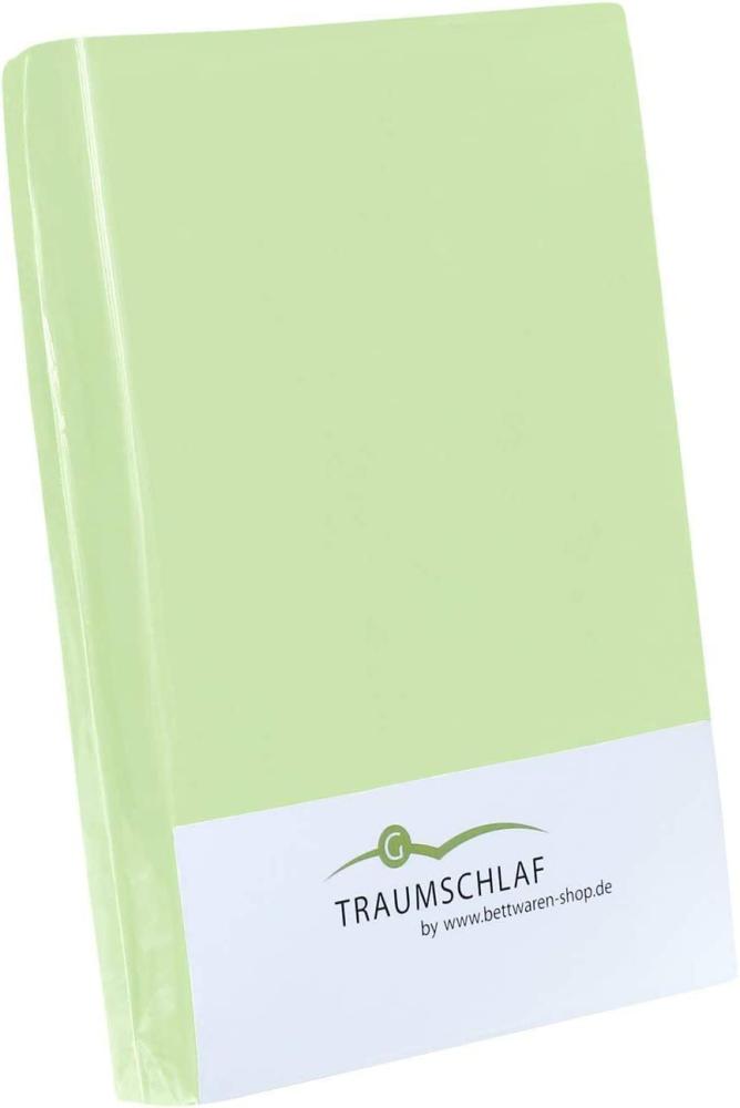 Traumschlaf Spannbettlaken Jersey Elasthan Stretch|180x200 - 200x220 cm| limone Bild 1