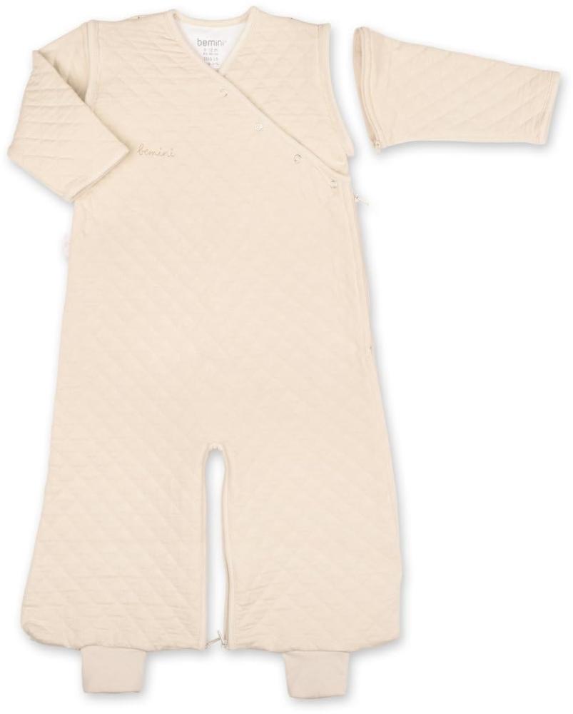 BEMINI Schlafsack 4-12 Monate Pady quilted jersey tog 1.5 Cream Bild 1