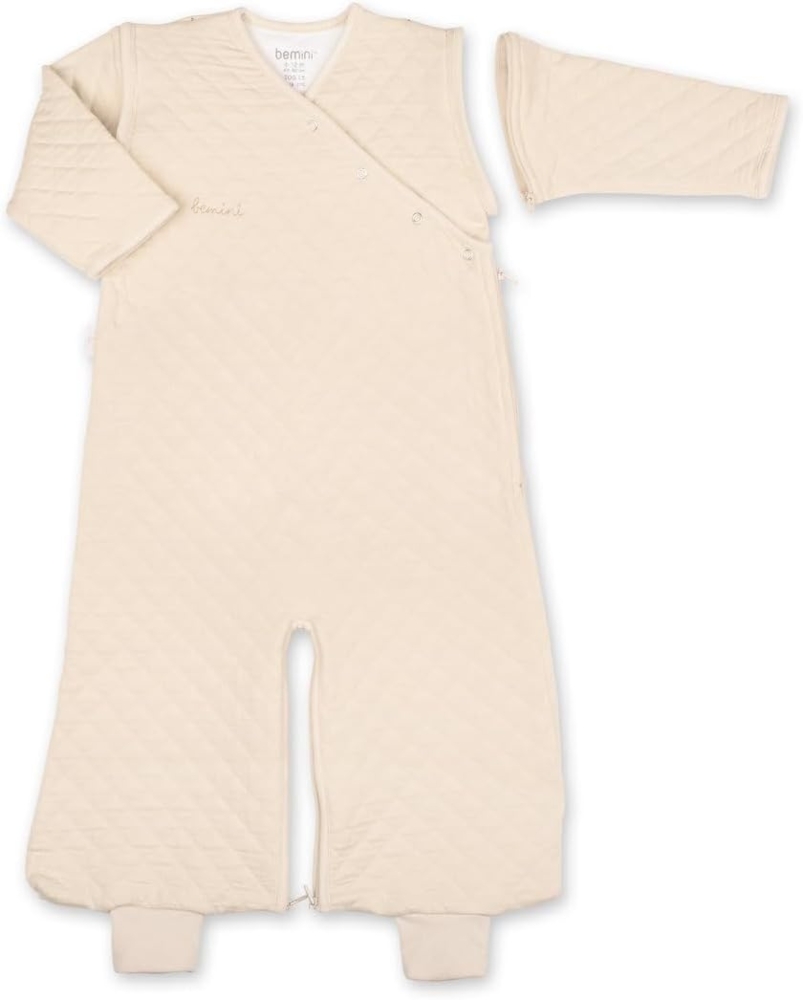 BEMINI Schlafsack 4-12 Monate Pady quilted jersey tog 1.5 Cream Bild 1