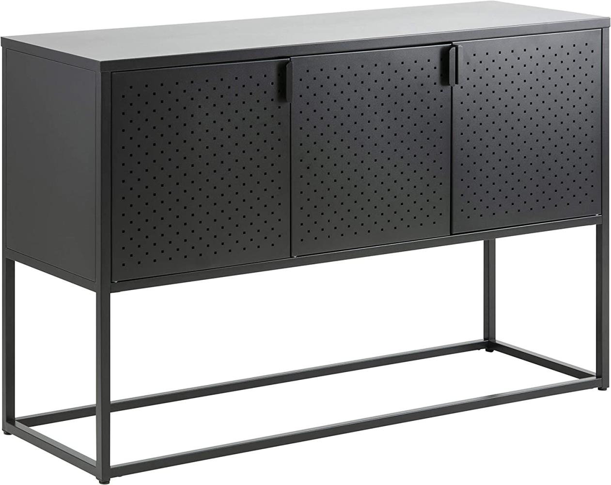 Sideboard 'NEWTON', Schwarz, Stahl Bild 1