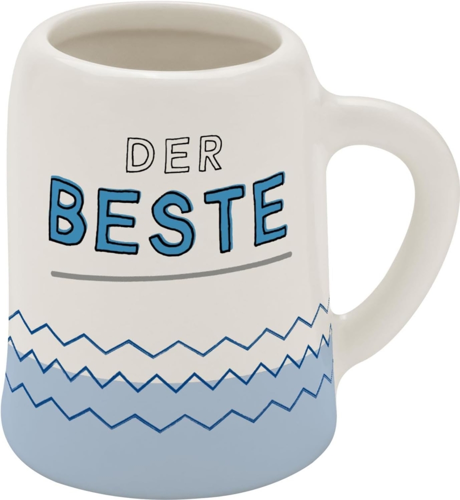 Schnapskrug Schnapsglas Stamper Keramik Sheepworld DER BESTE 73834 Bild 1