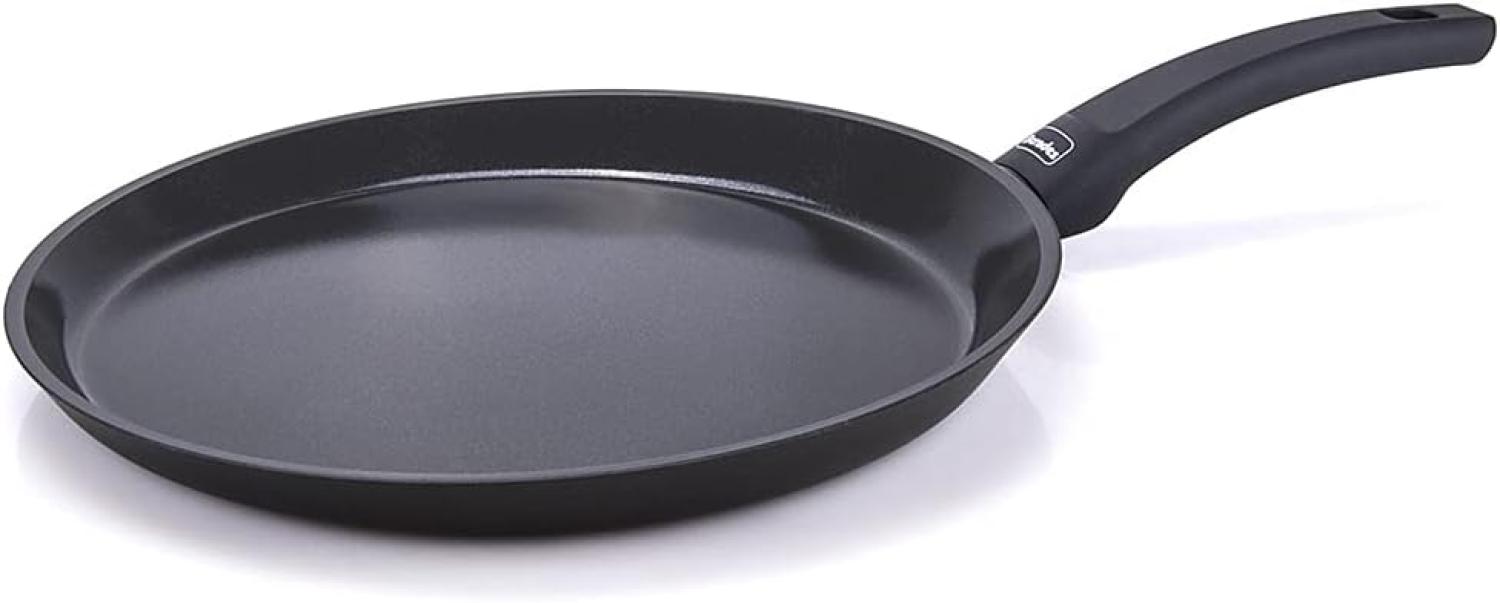 Berndes Crêpepfannen Crêpepfanne, Pfanne, Induktion, Crêpes, Pfannkuchen, Antihaftversiegelung, Aluminium, Schwarz, Ø 28 cm, 011289 Bild 1