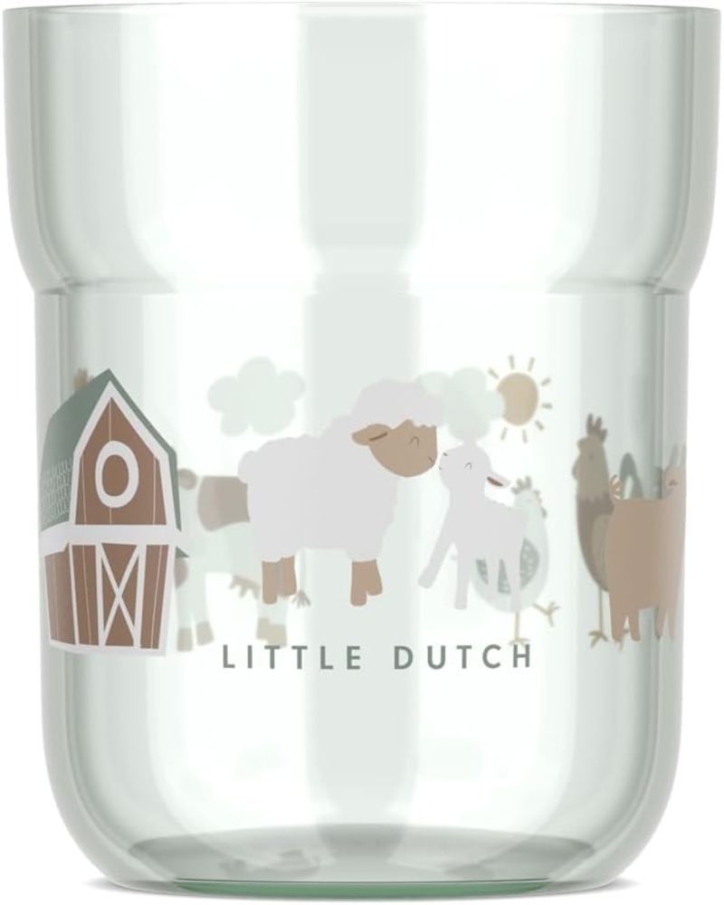 Mepal 'MIO' Kinder-Trinkglas, Little Farm, Styrol-Acrylnitril grün, 250 ml Bild 1