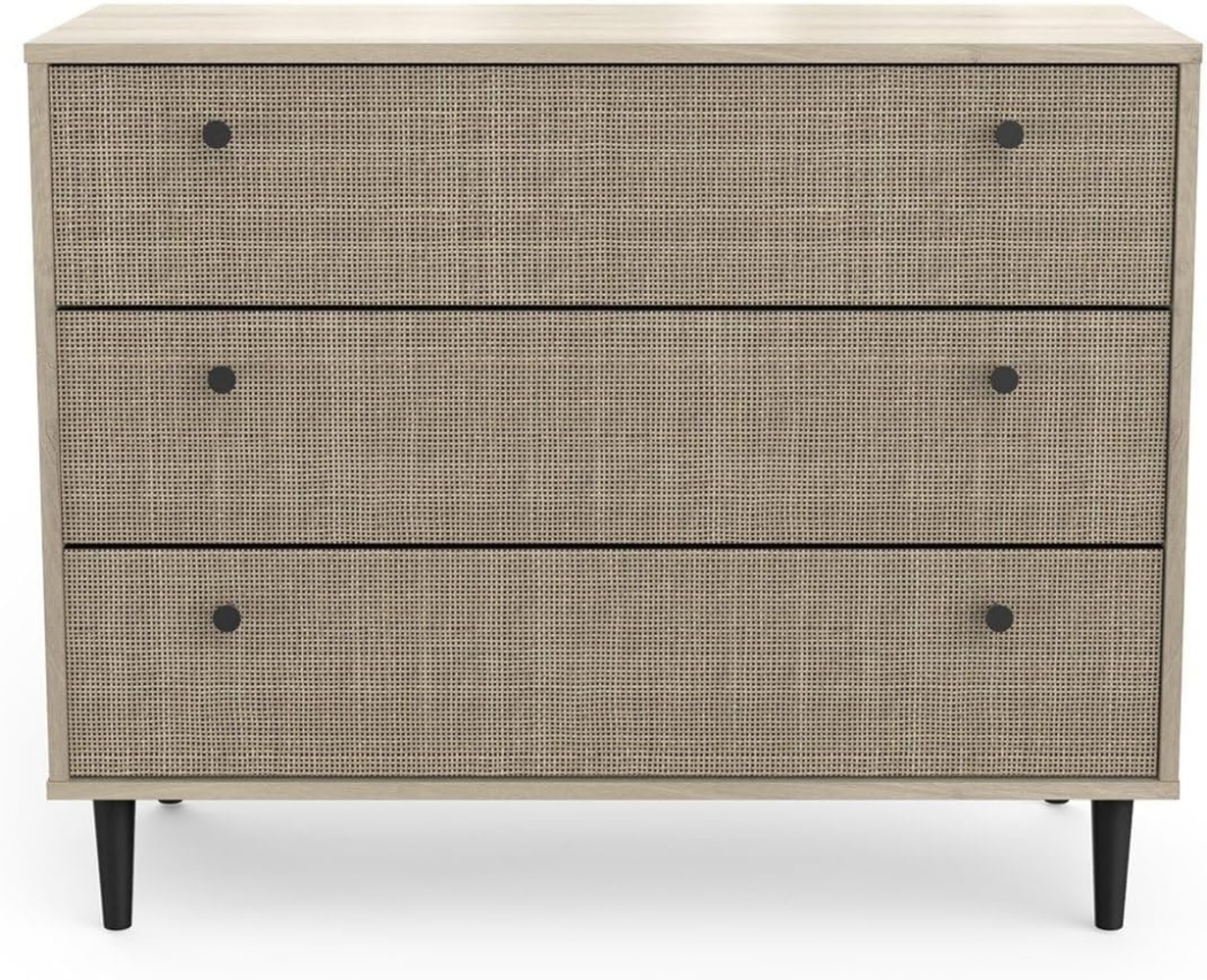 Demeyere Kommode – 3 Schubladen – Saigon 2 Jahre Garantie, Holzwerkstoff, braun, L 90,7 x P 39,6 x H 72,6 cm Bild 1
