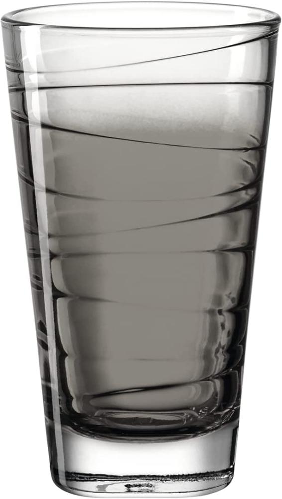 Leonardo 'Vario Struttura' Trinkglas, Kalk-Natron Glas, 280 ml, 1x Trinkglas, Anthrazit Bild 1