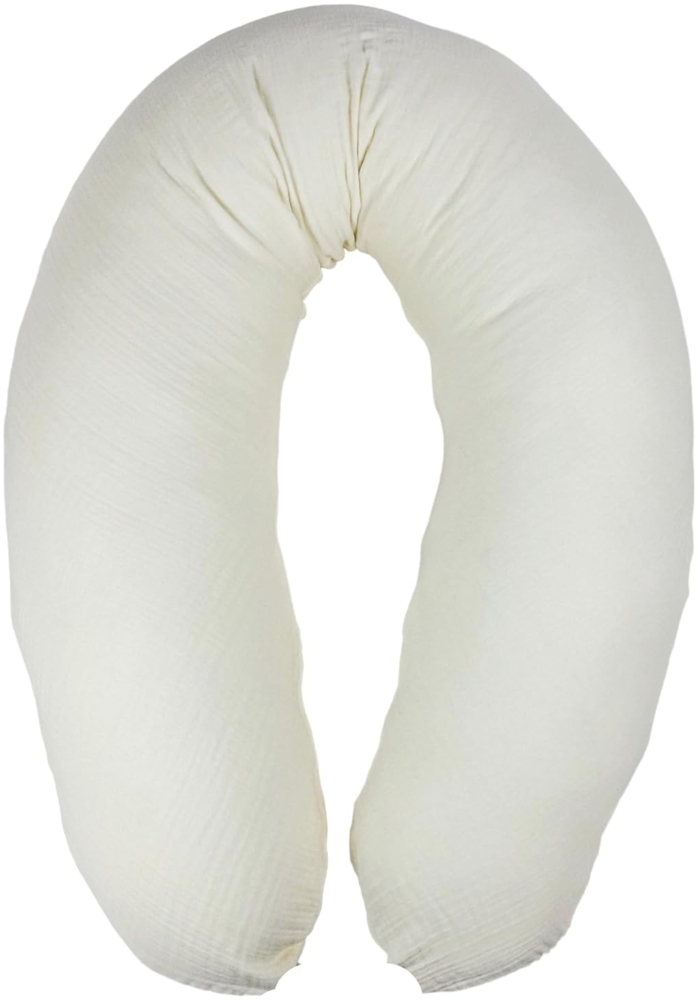 sei Design Stillkissen XXL 190x30ohne Außenbezug, Inlay Innenkissen mit Reißverschlüss Faserfüllung Seitenschläferkissen Schwangerschaftskissen Pregnancy Pillow Bild 1