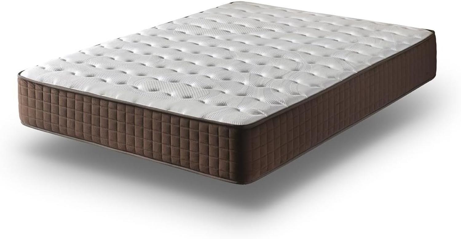 IKON SLEEP Dogma Titan Matratze, Memory-Schaum Viskoelastisches Gel HR AirVex Kern 3D-Stretch-Gewebe Polsterung aus silikonisierten Hohlfasern, Bunt, 160 x 180 cm Bild 1