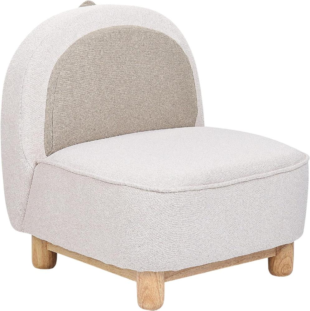 Kindersessel FABORG Stoff Helles Beige Bild 1