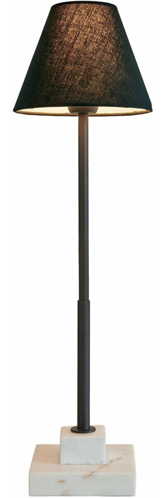 Mirabeau Tischleuchte Tischlampe Orvienne schwarz/weiß Bild 1