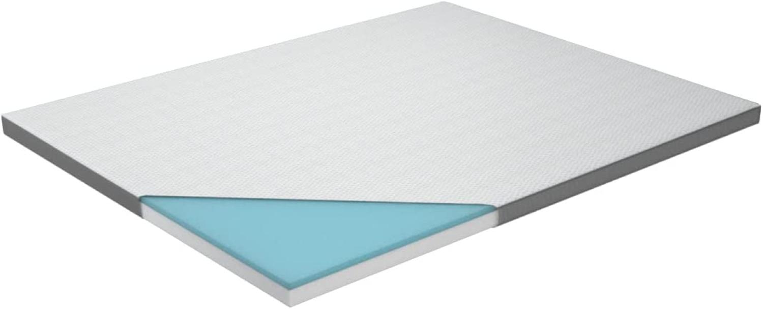 Genius Eazzzy Topper 160x200cm - Matratzenauflage Matratzenschoner für Matratze & Boxspringbett - Viskoelastische-r Matratzentopper Bettauflage für Allergiker aus Gelschaum Bild 1