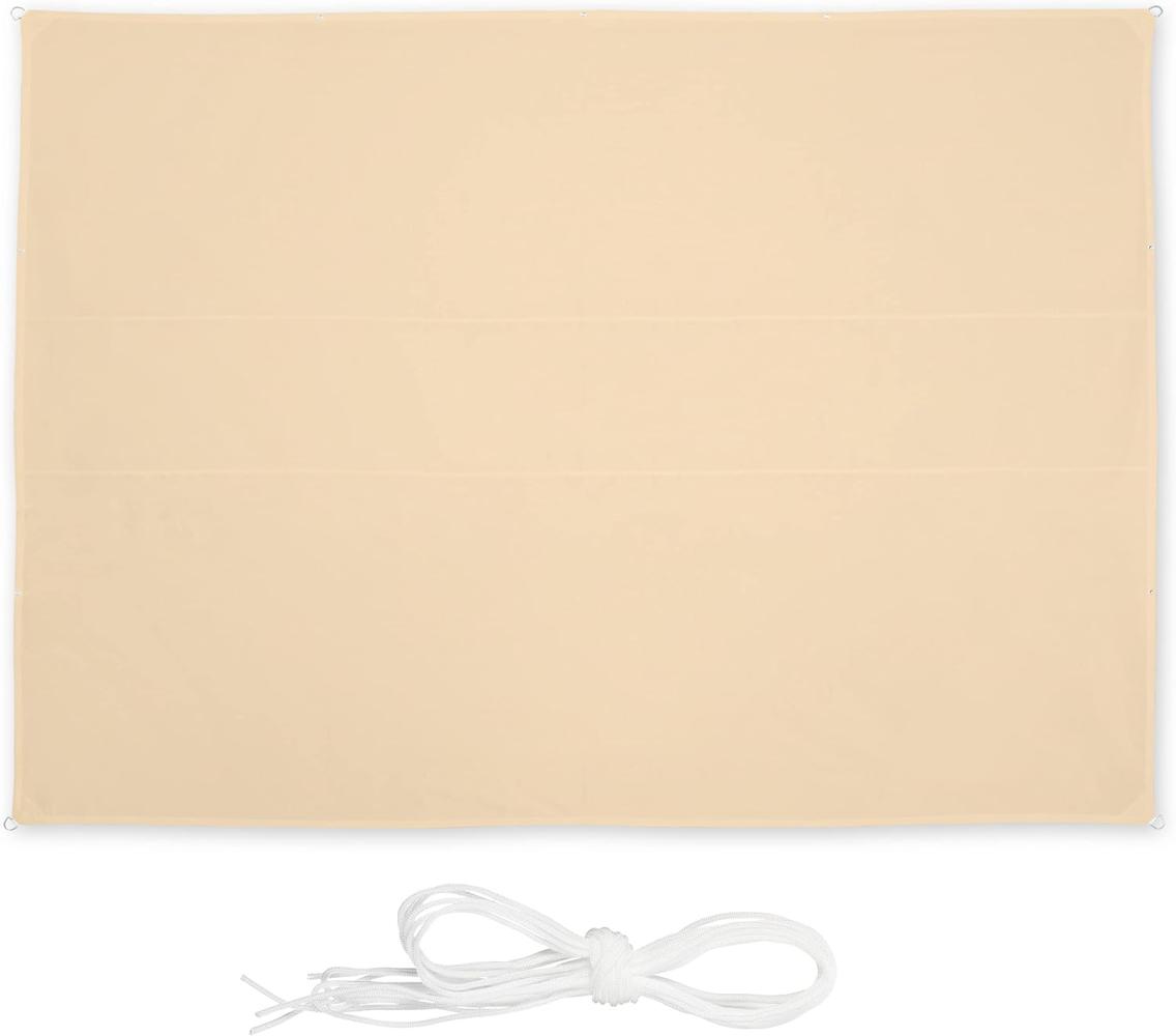 Sonnensegel beige rechteckig 10035835_1344 Bild 1