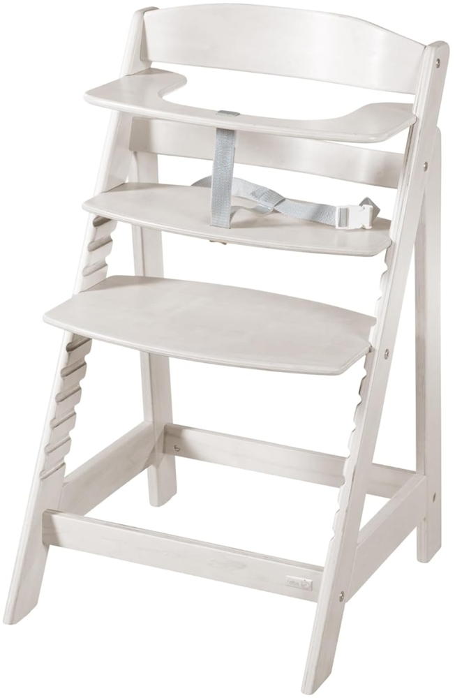 roba Treppenhochstuhl 'Sit Up Flex' - Sitzhöhe max. 55 cm & min 42,5 cm - Natur / Grau Bild 1