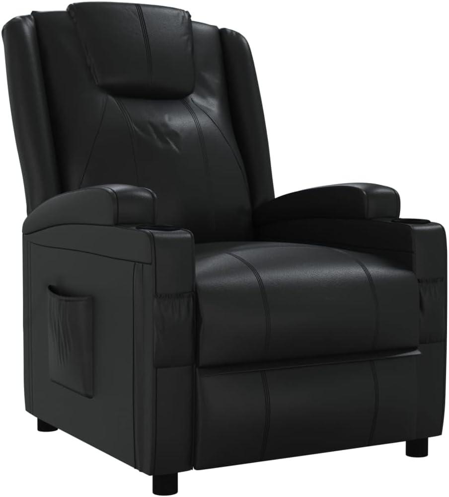 vidaXL Relaxsessel Schwarz Kunstleder 348413 Bild 1