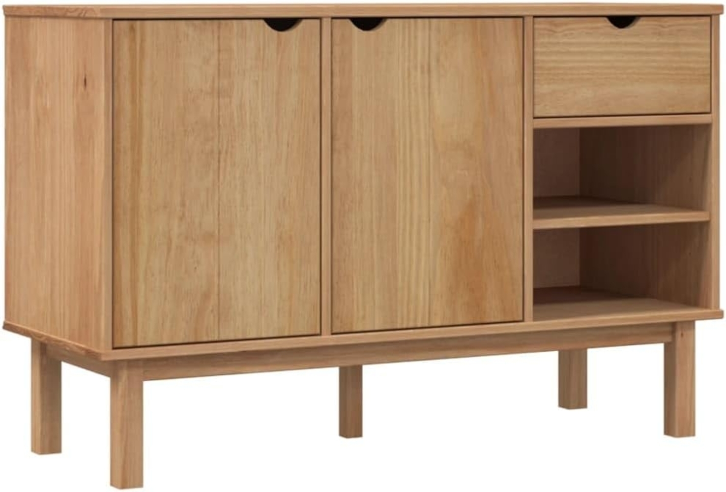 Sideboard 114 x 43 x 73,5 cm Massivholz Kiefer [351300] Bild 1