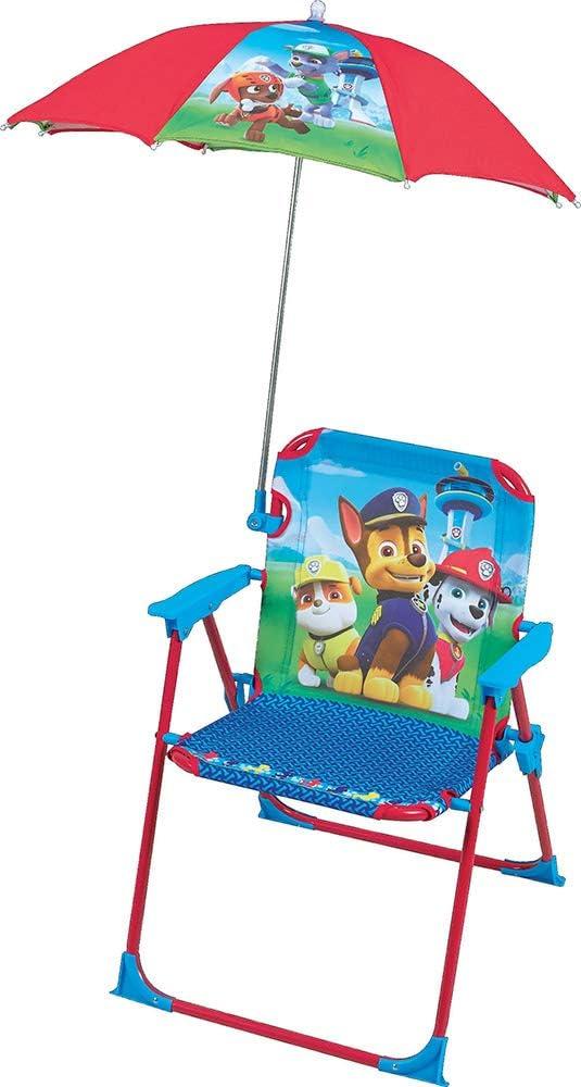 Jemini Paw Patrol Kinder-Klappstuhl mit Sonnenschirm, Legierter Stahl, blau, 38 x 8 x 50 cm Bild 1