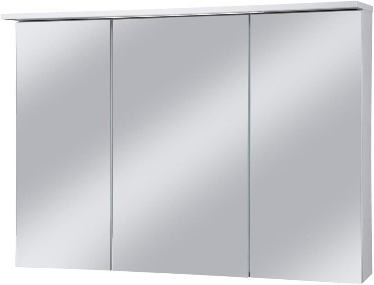 Schildmeyer Spiegelschrank, Melaminharzbeschichtete Spanplatte, weiß, 100. 5 x 16 x 72. 5 cm Bild 1