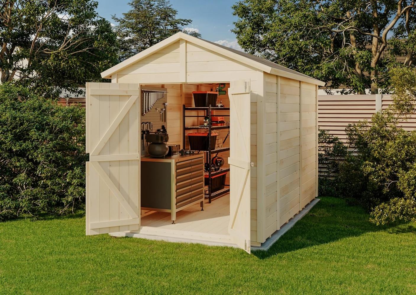 Storehaus Gerätehaus Serena Gerätehaus aus Holz Geräteschrank mit 12 mm Wandstärke Gartenhaus Bild 1