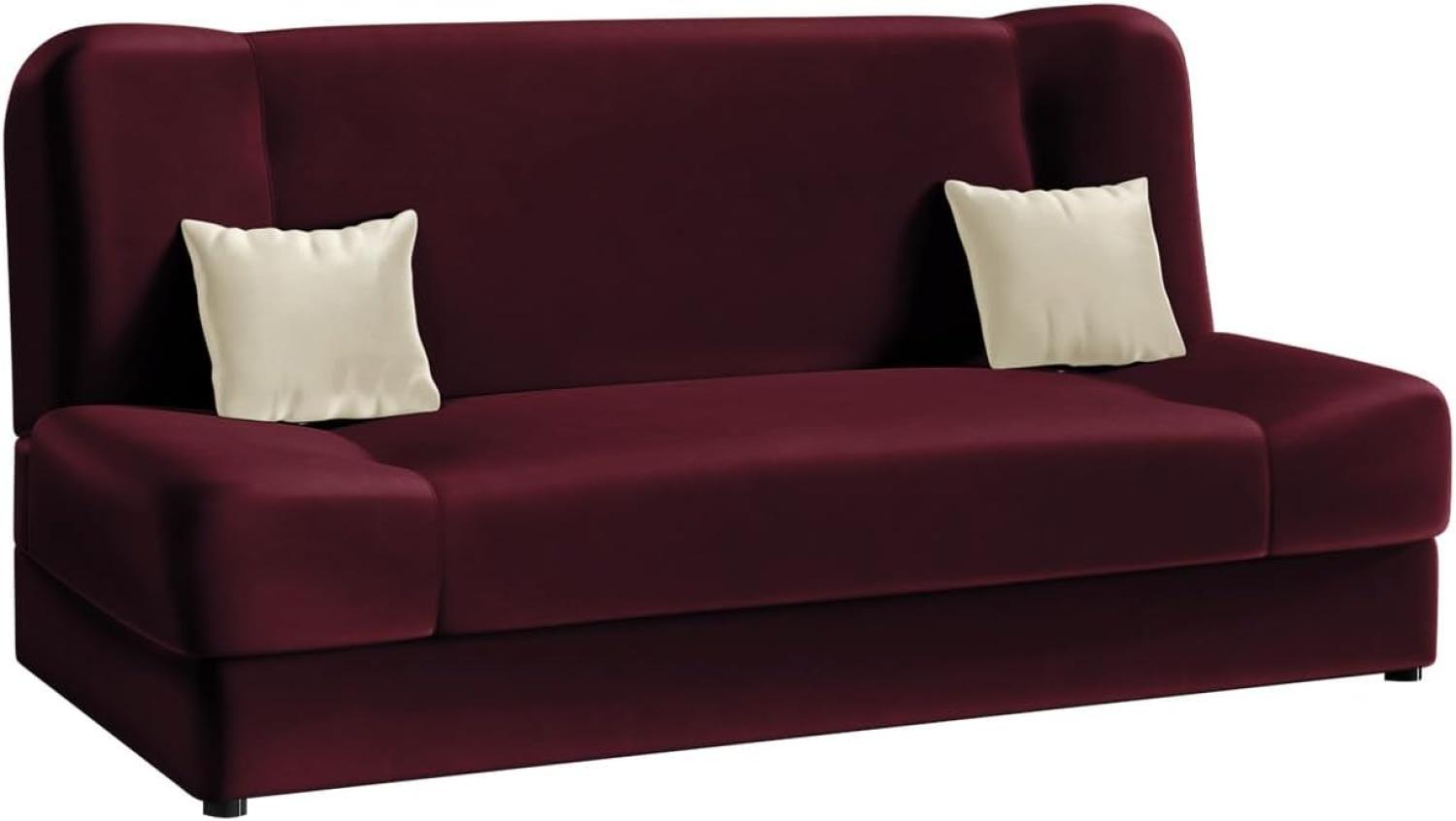 Schlafsofa Jonas, Sofa mit Bettkasten und Schlaffunktion, Bettsofa, Dauerschläfer-Sofa, Schlafcouch, Couch vom Hersteller, Wohnlandschaft (Magic Velvet 2202 + Magic Velvet 2202 + Magic Velvet 2250) Bild 1