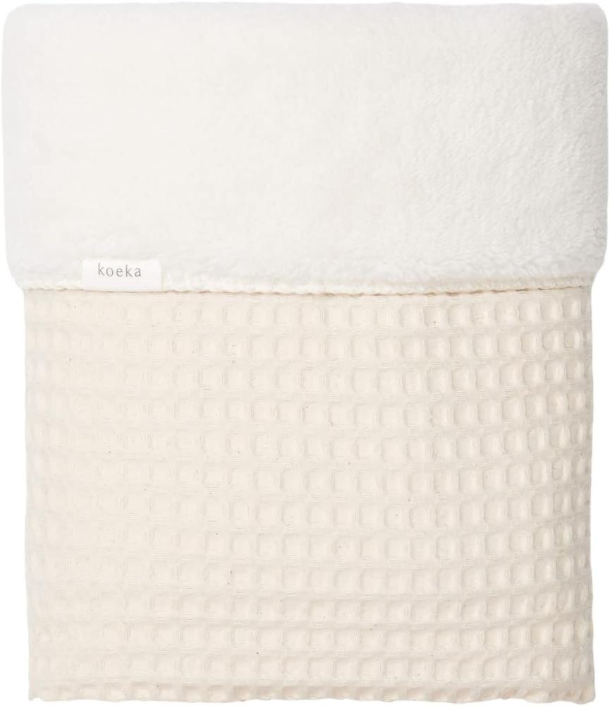 Koeka Oslo Teddy Bettdecke Waffel / Natural / Pebb Bild 1