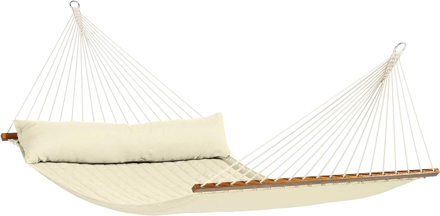 La Siesta Hängematte ALABAMA vanilla creme Gefütterte Stabhängematte Kingsize Bild 1