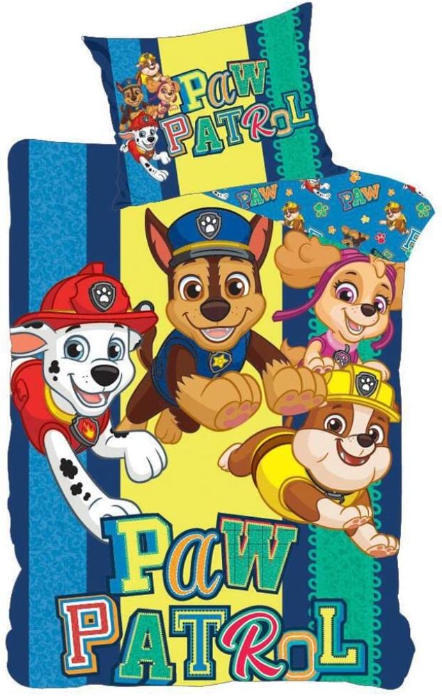 Paw Patrol - Baby Baumwoll-Bettwäsche - Set 100x135 40x60cm Bild 1