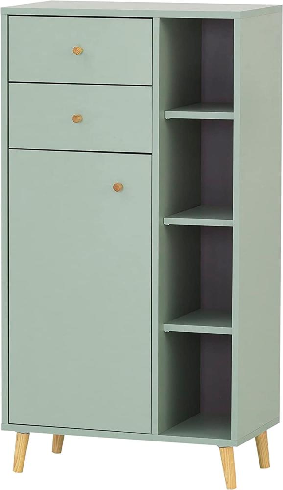 Schildmeyer Bjarne Highboard, Holzwerkstoff, Pistazie, 60,2 x 33 x 113,4 cm Bild 1