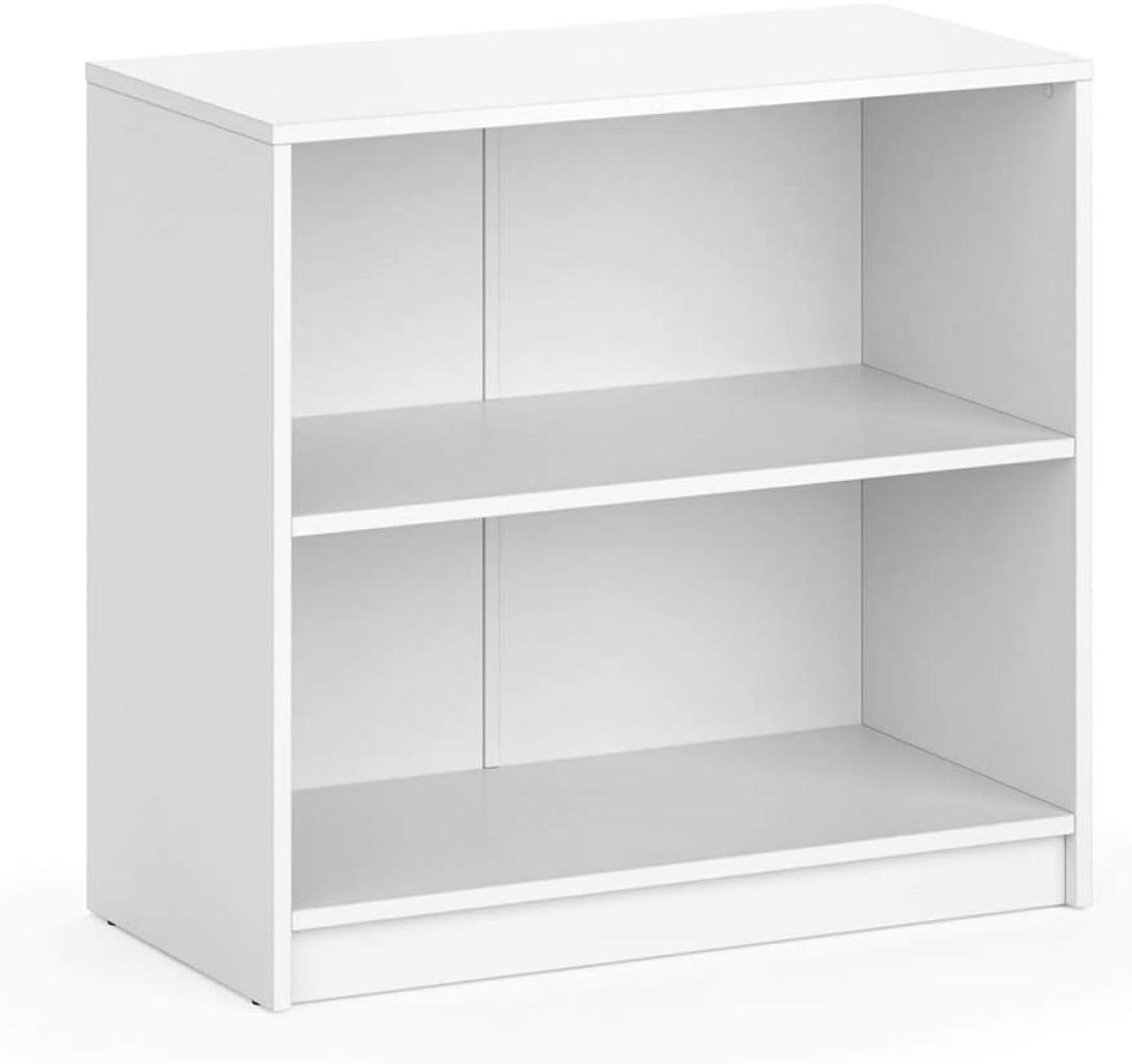 Vicco Kleiderschrank Guest Weiß Dielenschrank Flurgarderobe - Offen begehbar Kleiderständer Garderobe Diele Flur Nische Garderobenständer (Kommode zweigeteilt) Bild 1