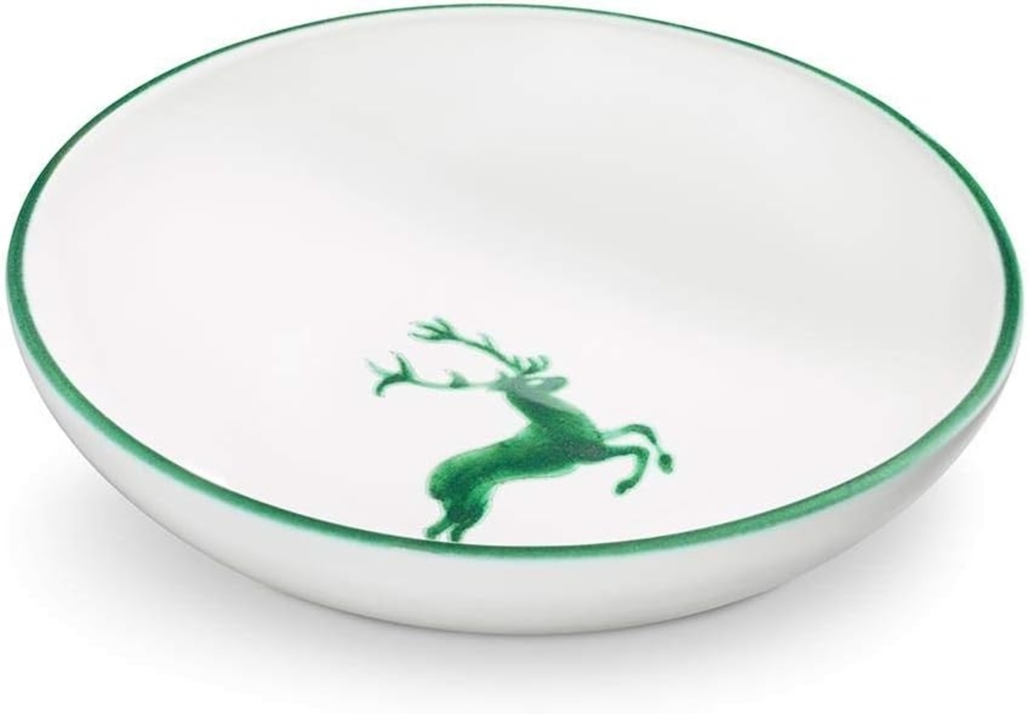Gmundner Keramik Grüner Hirsch Schale (Ø 17cm) Bild 1
