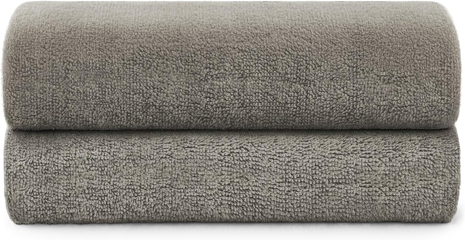Blumtal Badetücher Premium weiche Frottier 2er Set mit Aufhängschlaufen, Frottee (2-St), Baumwolle Oeko-TEX Zertifiziert, saugstark Bild 1