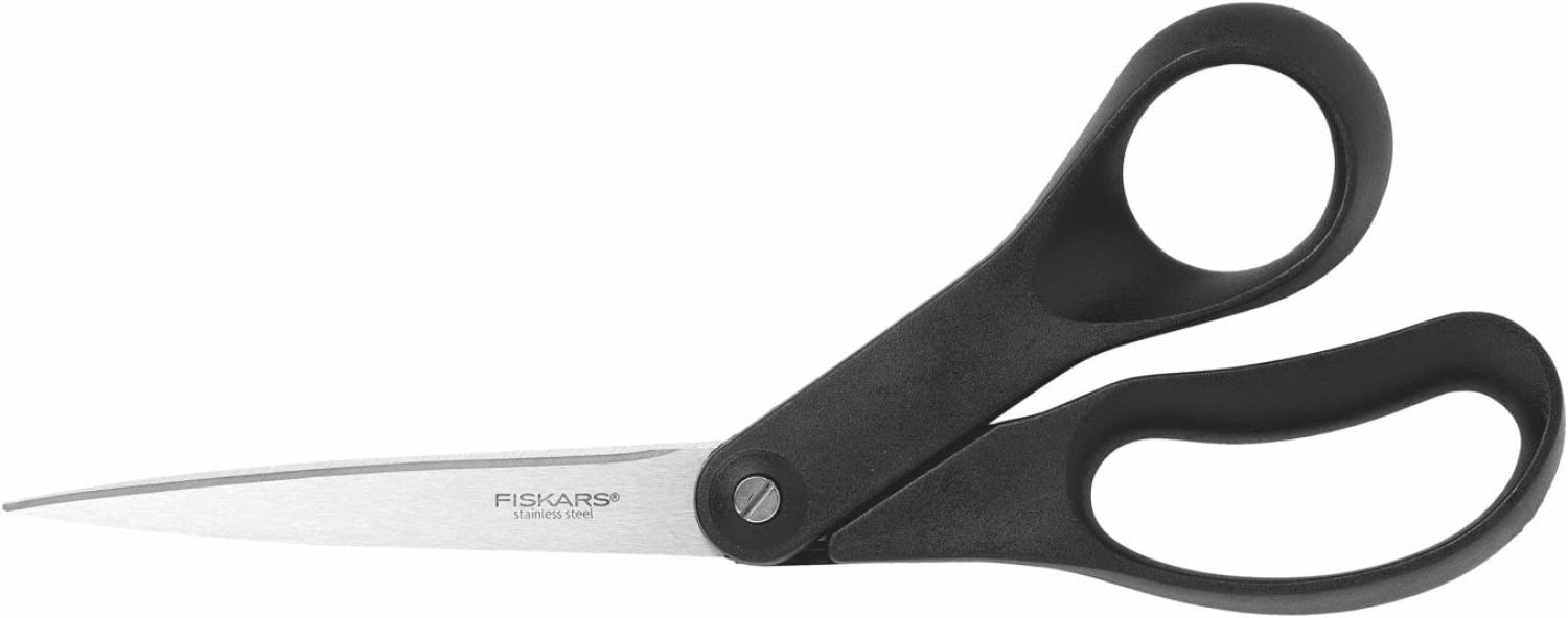 Fiskars Essential Universalschere, Schere, Küchenschere, Küchenhelfer, Kunststoff / Edelstahl, 21 cm, 1023817 Bild 1