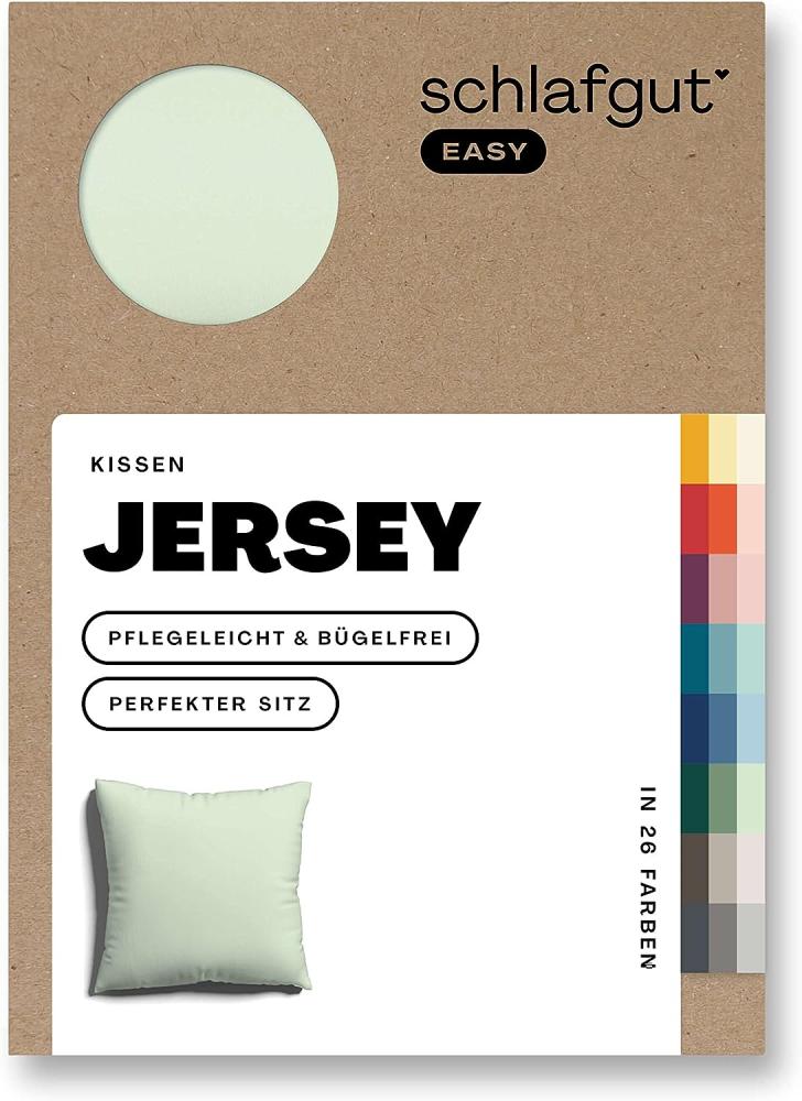 Schlafgut Kissenbezug EASY Jersey, (1 Stück), Kissenhülle mit Reißverschluss, weich und saugfähig, Kissenbezug Bild 1