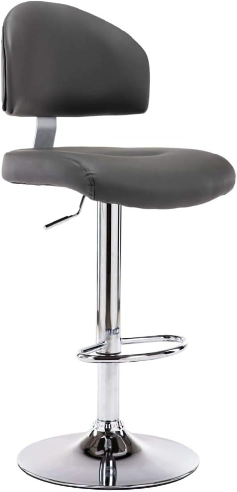 vidaXL Barhocker Grau Kunstleder [249649] Bild 1