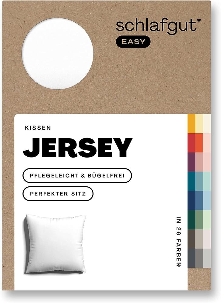 Schlafgut Kissenbezug EASY Jersey, (1 Stück), Kissenhülle mit Reißverschluss, weich und saugfähig, Kissenbezug Bild 1