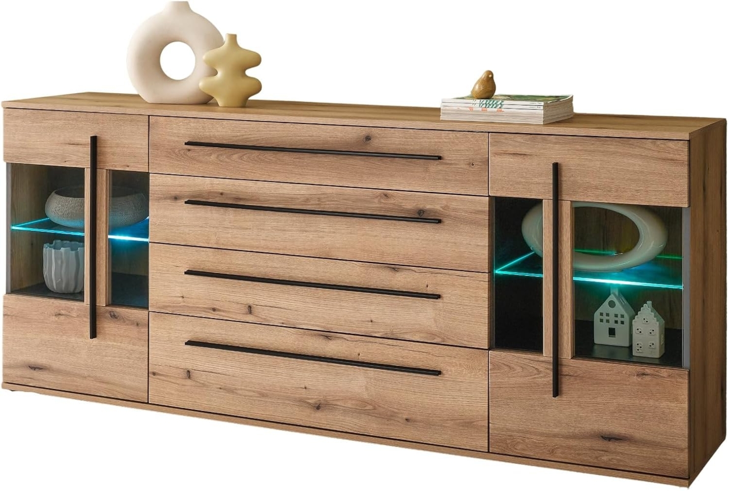 Sideboard Design-D in Evoke Eiche 200 cm Bild 1