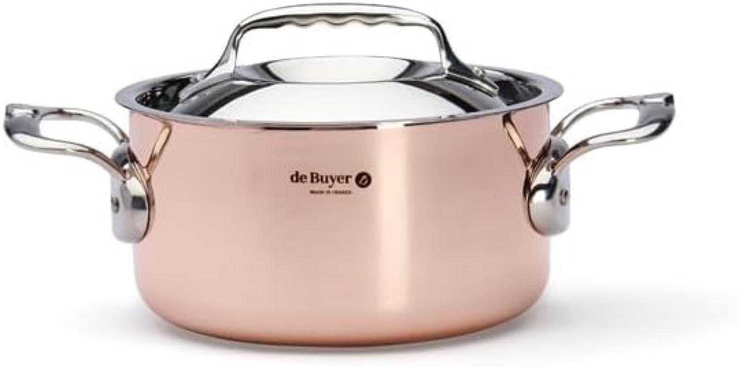 De Buyer Prima Matera Bratentopf Kupfer/Edels. 16 cm induktion Bild 1