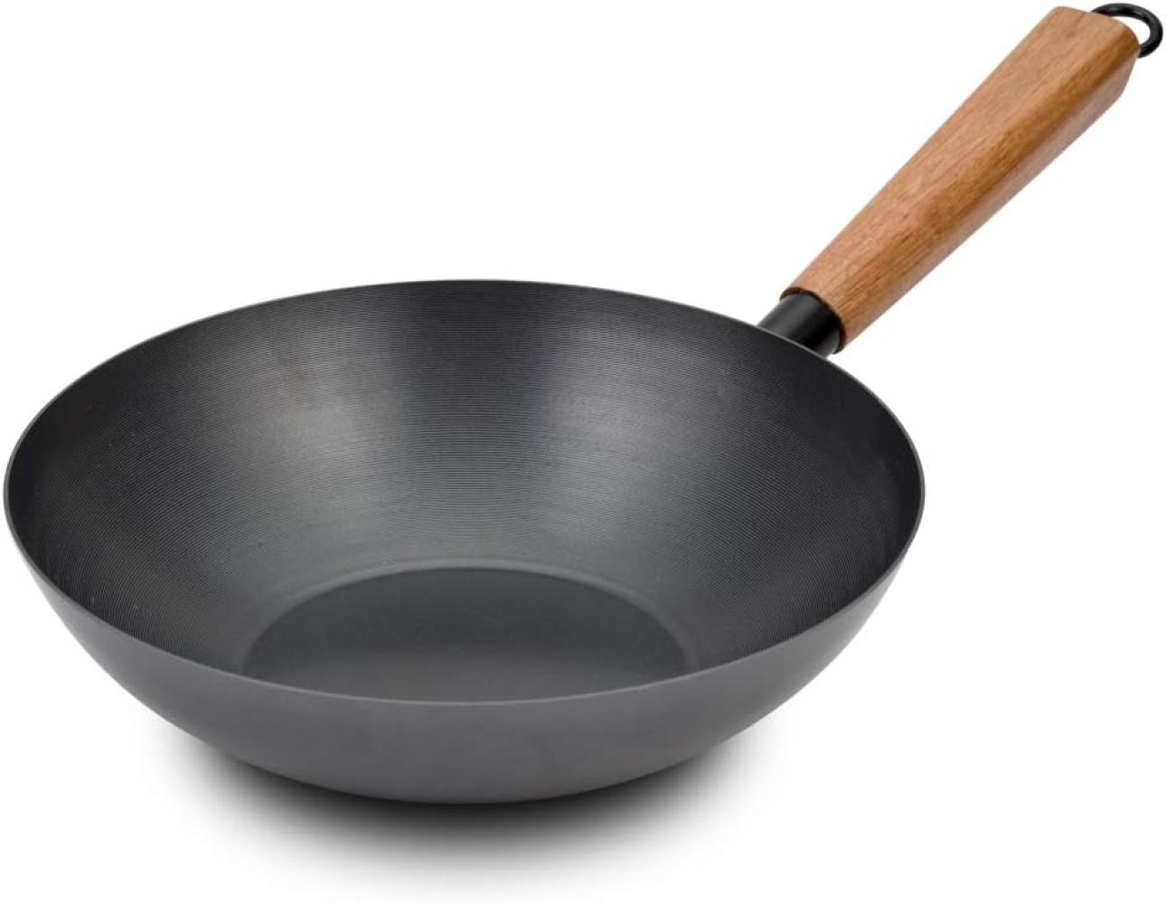 Frying pan NAVA WOK KANTONSKI frying pan steel Chinese deep 28 cm Bild 1