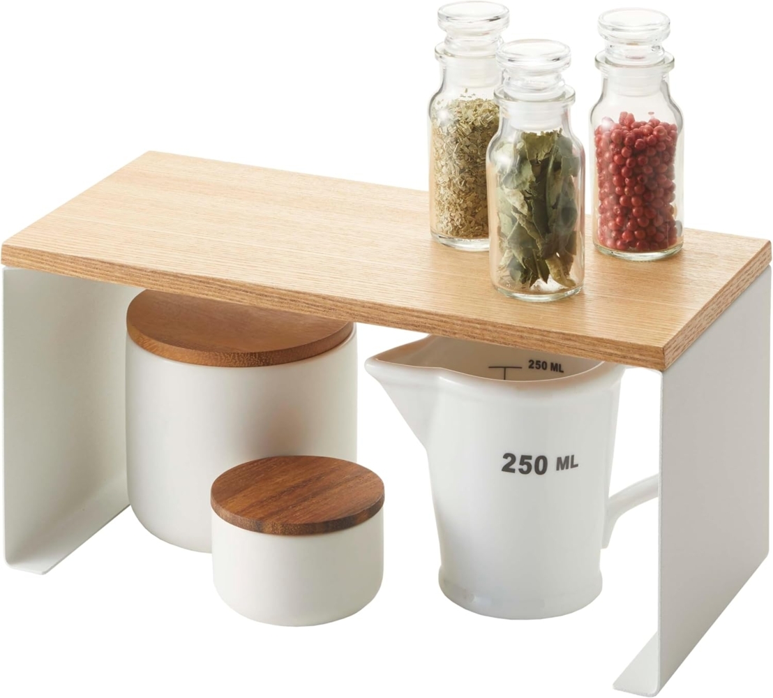 (Yamazaki) Industries Küchenregal, weiß, Größe: ca. B 30 x T 5 x H 14 x H 18,5 cm Tosca 3922 Bild 1