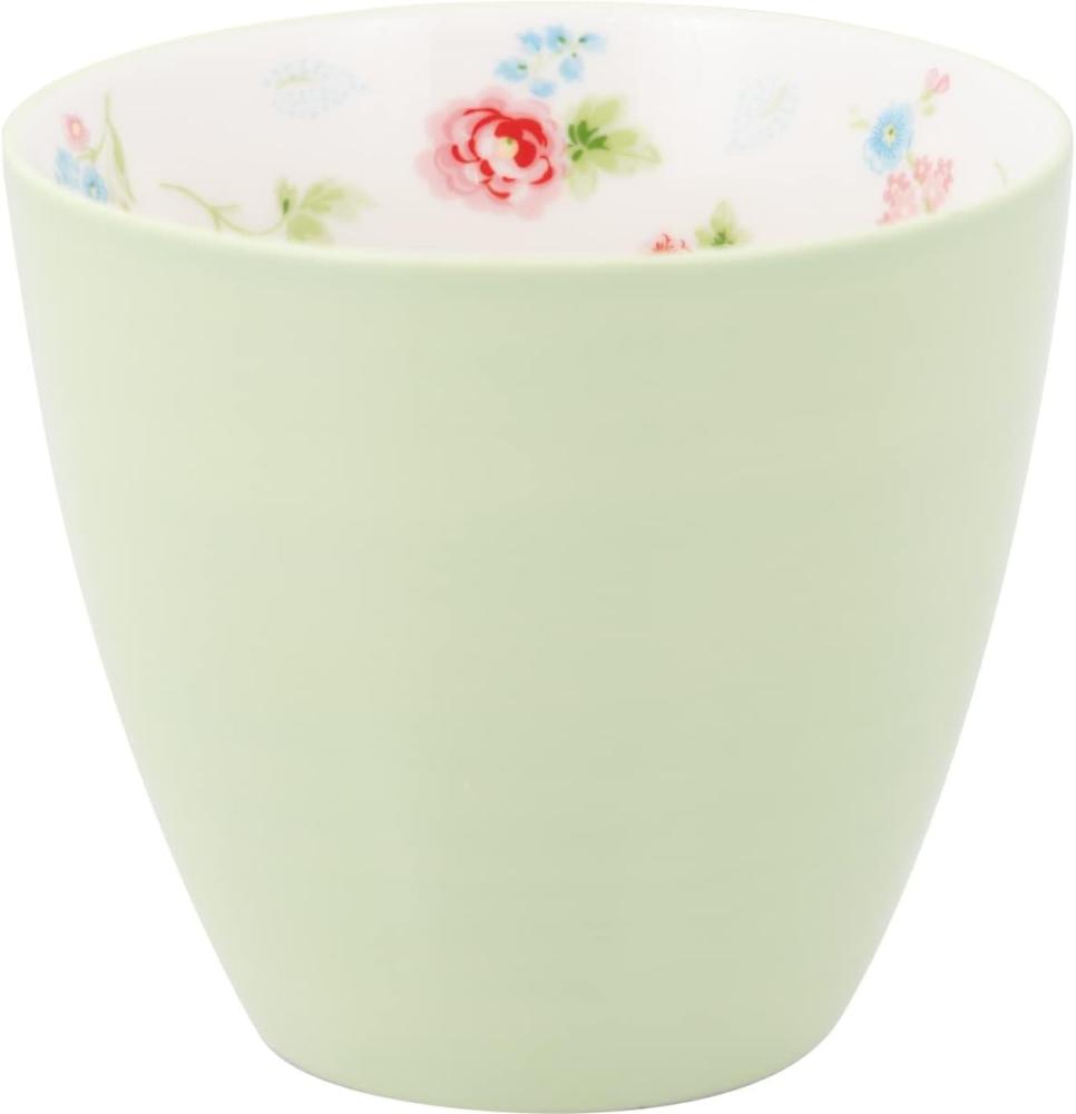 Greengate Latte Becher Alma pale green petit inside Bild 1