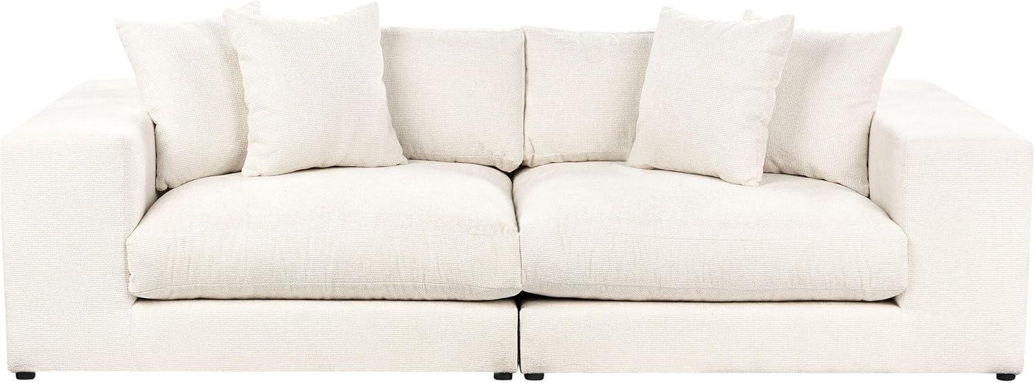 3-Sitzer Sofa cremeweiß mit Kissen GLORVIKA II Bild 1