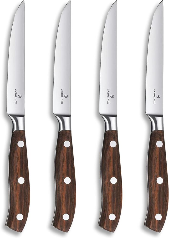 Victorinox Grand MaÎtre Rosewood Steakmesser-Set, 4-teilig Taschenwerkzeug, 0, Mehrfarbig, One Size, 400 Bild 1