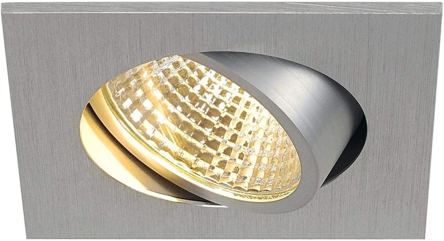 SLV Leuchte 1003064 NEW TRIA 68 I CS LED Deckeneinbauleuchte alu eckig 2700K 38° Bild 1