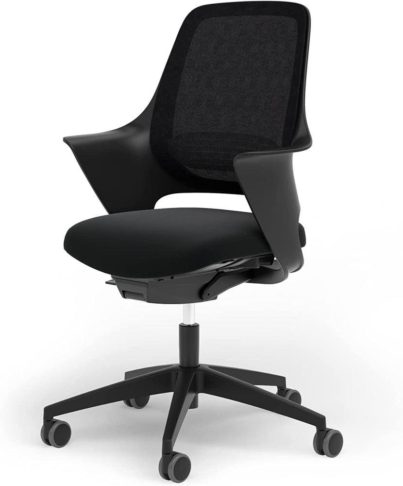 Ergotopia® WellBack, Ergonomischer Bürostuhl Made in Germany, Bequemer Schreibtischstuhl mit Lordosenstütze und Synchronmechanik, für Büro und Homeoffice Bild 1