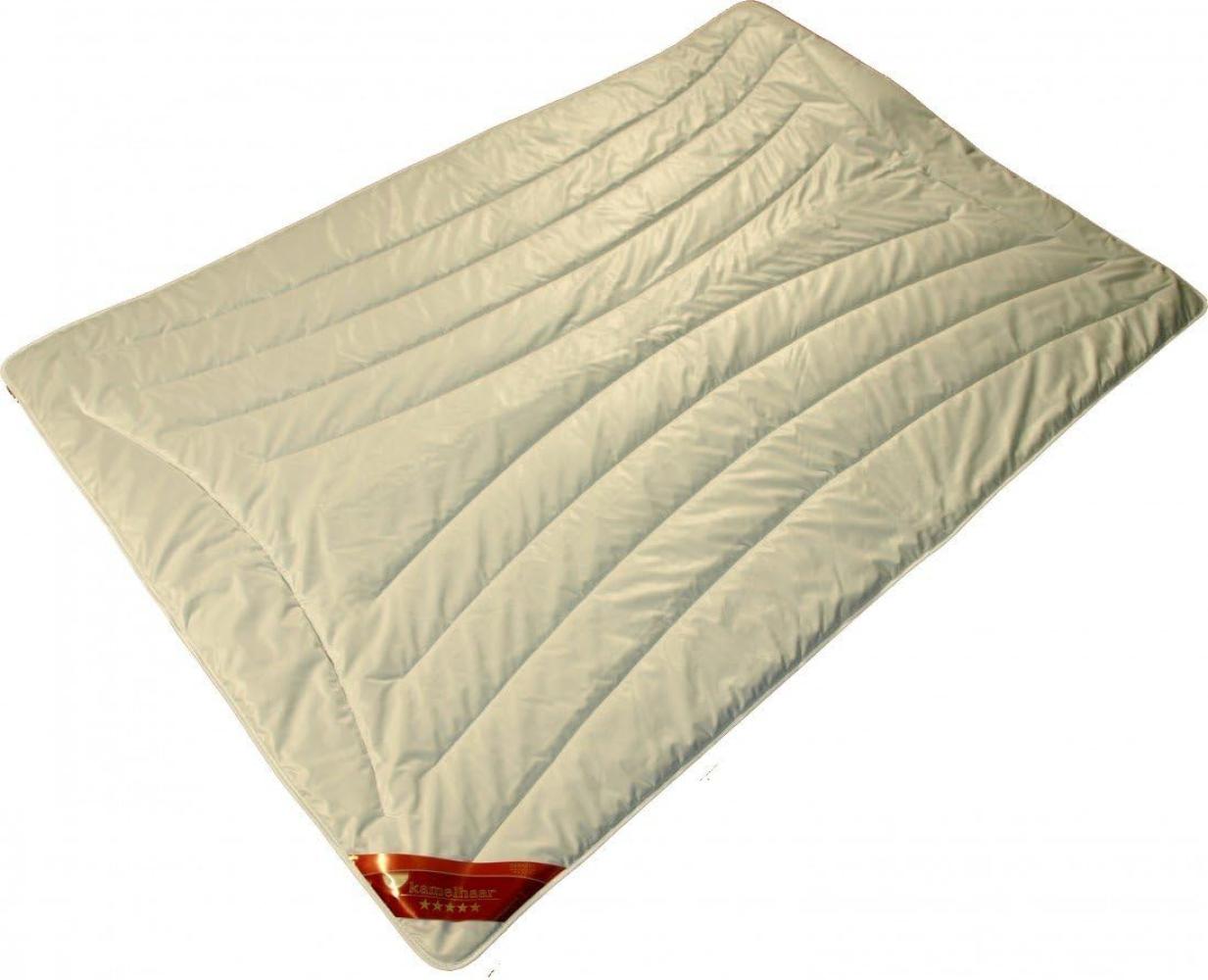 Garanta Kamelhaar Trio warm Steppbett extra warme Winterdecke 100% Natur 155x220 cm 2. 300 FG Bild 1