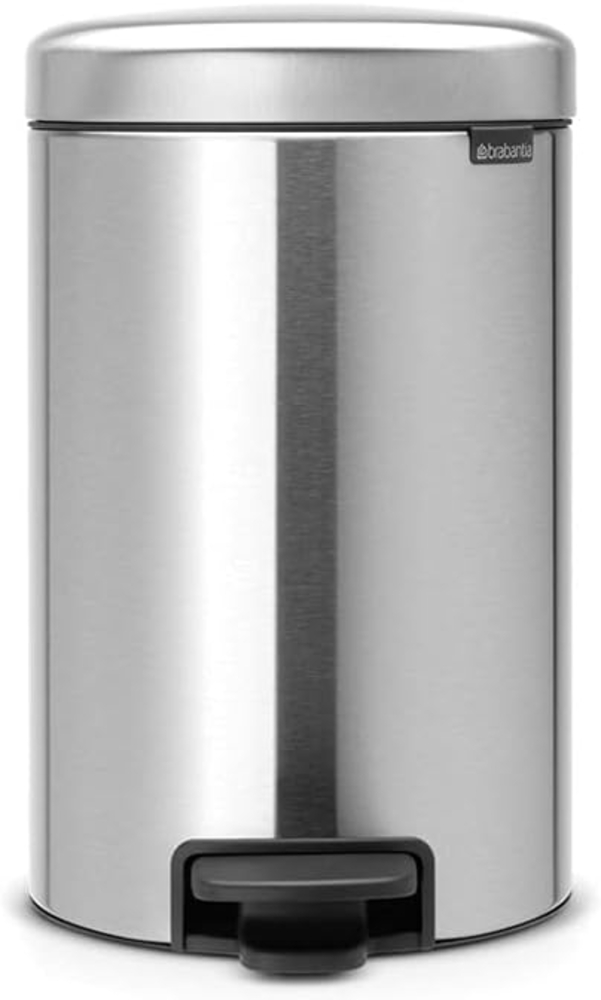 Brabantia 'NewIcon' Treteimer, Matt Steel, 12 Liter Bild 1